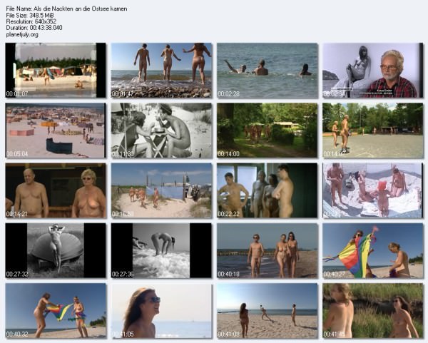 Als die to see naked an die Ostsee kamen - nudism in the modern Germany [Nudism-Planet]